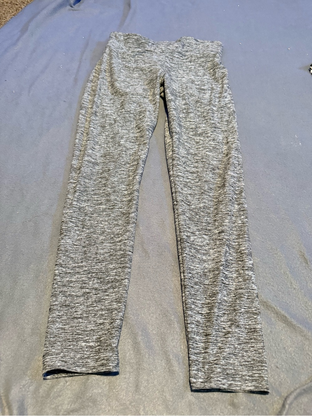 No Boundaries Gray Marled Leggings